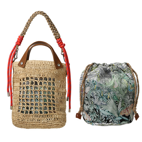 SWASH LONDON - 夏の陽射しに映える、軽やかなカゴバッグがお目見え