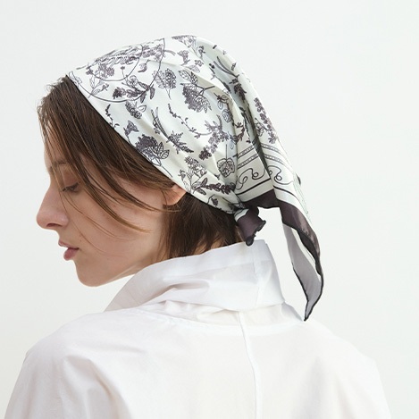 PLAIN PEOPLE - 【数量限定ノベルティ】初夏を感じる軽やかなスカーフ。プレインピープルのアイテムをお買い上げいただいた方に、プレゼントいたします