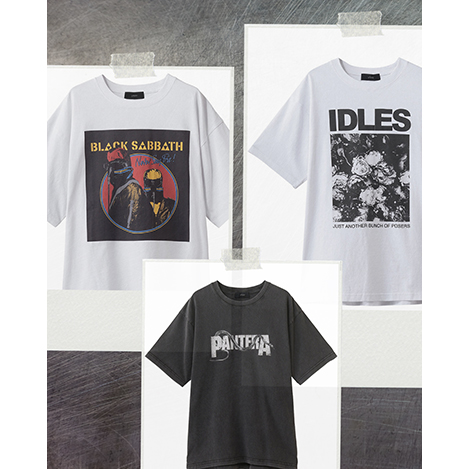 U/MUSIC - ヴィンテージライクなロックTシャツ特集
