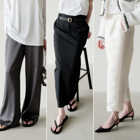 j. - 〈AUTUMN BOTTOMS〉秋のおしゃれは、ボトムから。