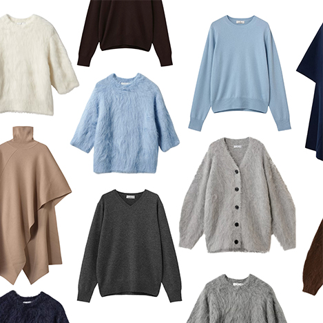 j. - IT’S KNIT SEASON　今年のニット、何を選ぶ？
