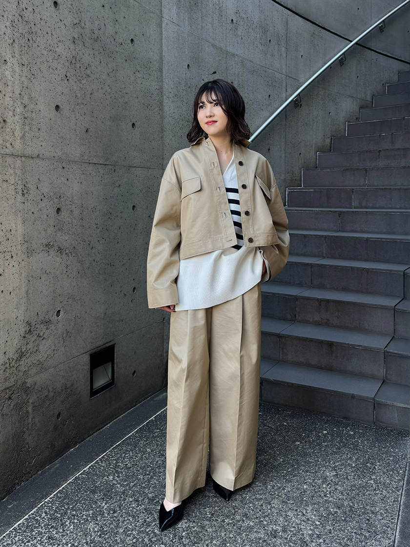 uncrave / AOI - 大人カジュアルを格上げする、チノセットアップコーデ
