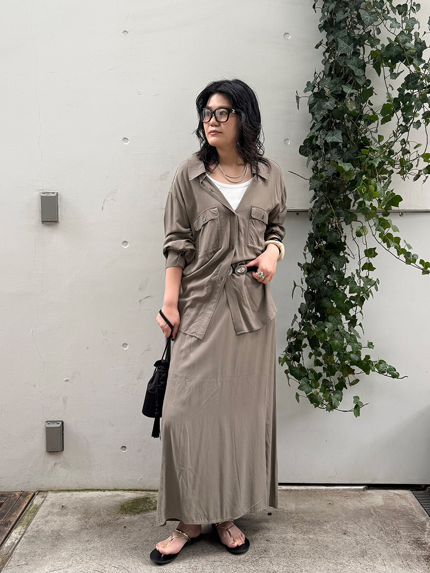 THE STORE by C' / KIRA - 落ち感が魅力のニュアンスシリーズを着回しコーデ