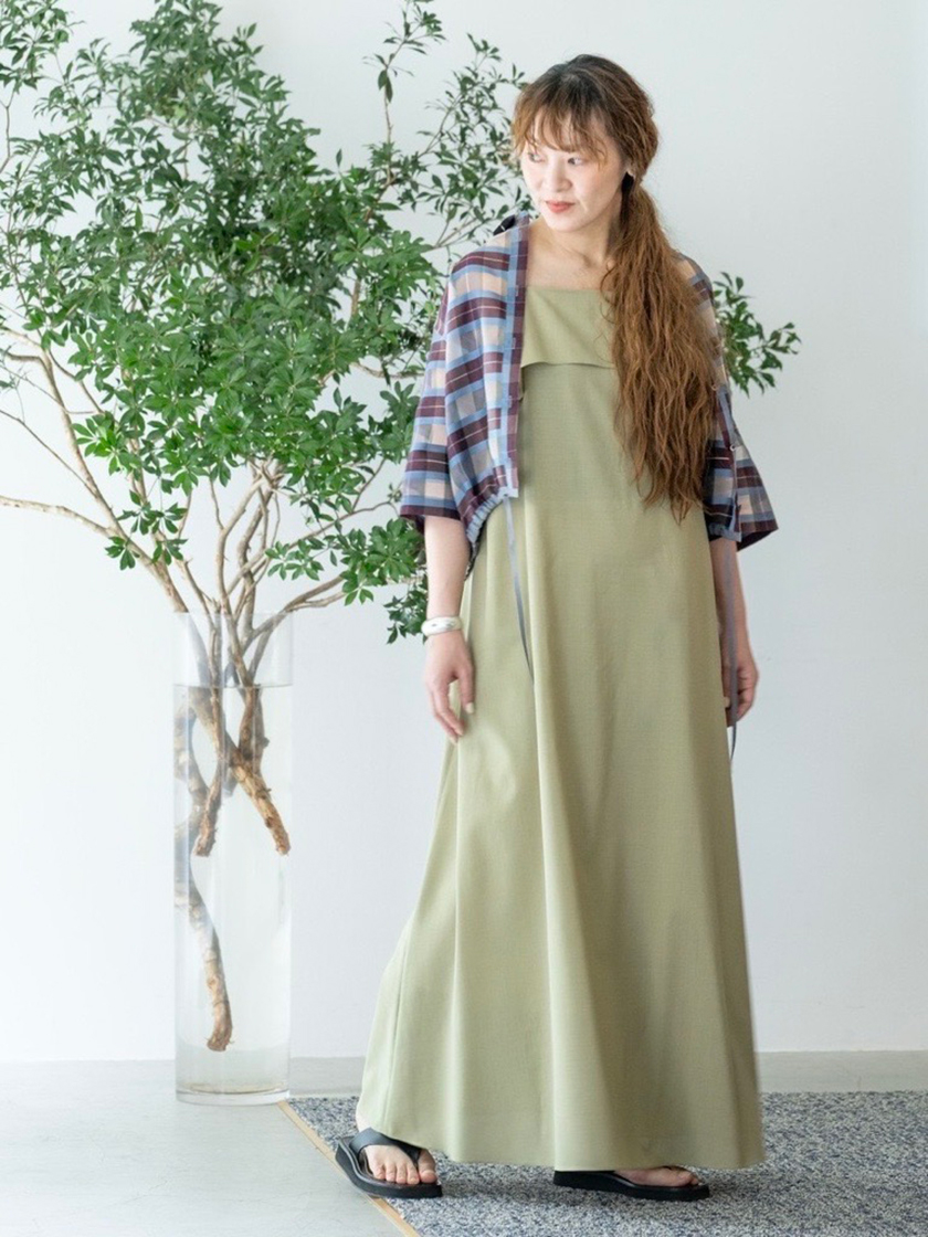 ebure / NAOKO - シルクオーガンジーで魅せる、夏のモダンチェック