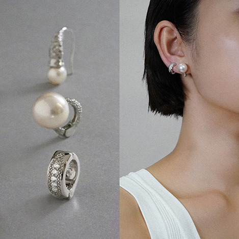 自由に楽しむ「アヤミ ジュエリー」のパールスタイリング