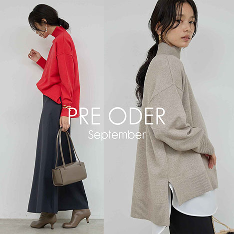 9月予約スタート！最旬秋のワードローブ