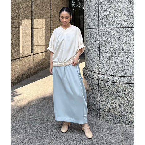 秋を意識したスタッフスタイリング