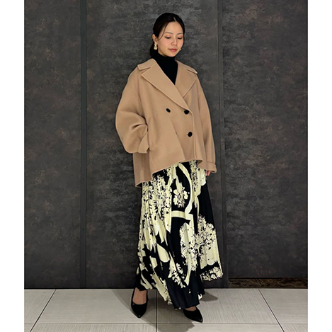 スタッフによる秋アウターのスタイリング