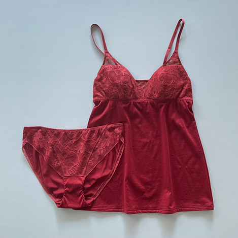 【ELLE SHOP限定】カップ付きキャミソール＆ショーツのSPECIAL SET！