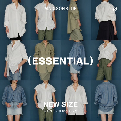 「マディソンブルー」のポップアップショップがスタート！ブランドの核となるESSENTIAL ITEMをご紹介