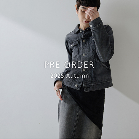 【PRE ORDER】素材と色で差がつくベーシックアイテム