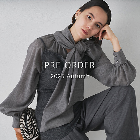 【PRE ORDER】シルエットで魅せる秋の装い