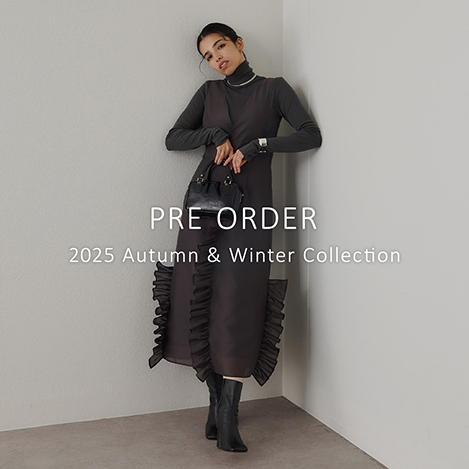【PRE ORDER】個性が光る、最旬アイテム