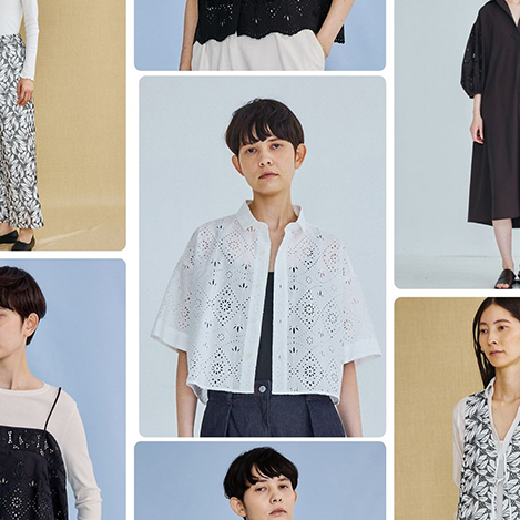 「ティッカ」オリジナルレースが彩る、洗練された夏の装い
