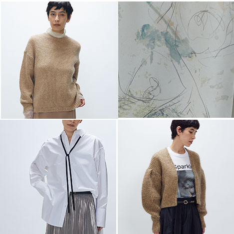 冬に着たい、『White・Beige』