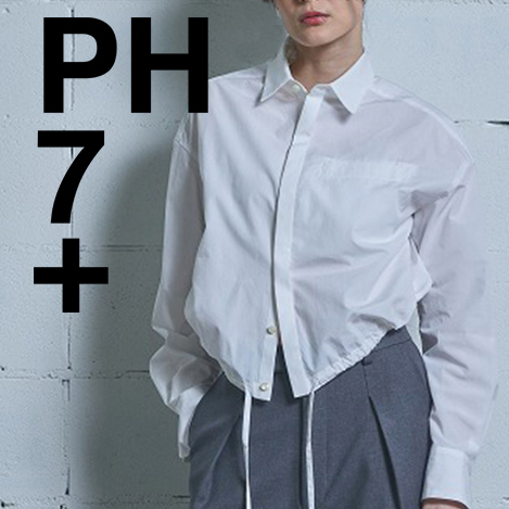 ドロストウエストで仕上げるモードなシャツ