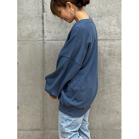 裏起毛ロングスリーブプルオーバー