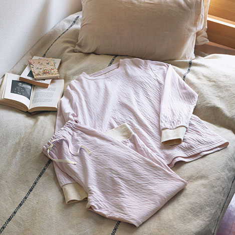 朝晩の寒さにおすすめのふんわり接結天竺をご紹介