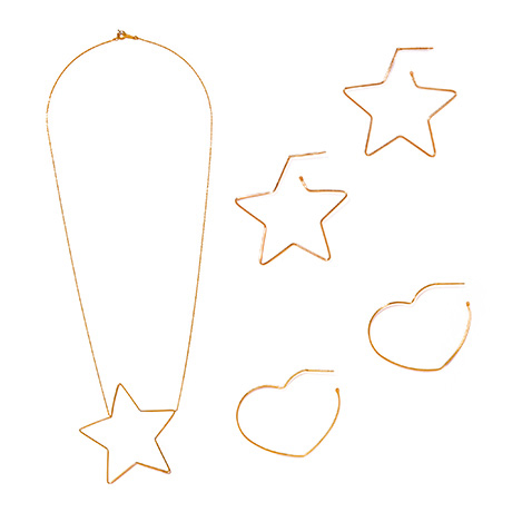 甘さを削ぎ落とした「ル ボンボン」のスター＆ハートモチーフジュエリー