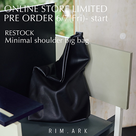 RIM.ARK/リムアーク｜【RESTOCK】 Minimal shoulder big bag｜エル 