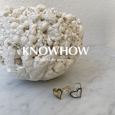 「ノウハウ」に別注したLOVEリングが登場