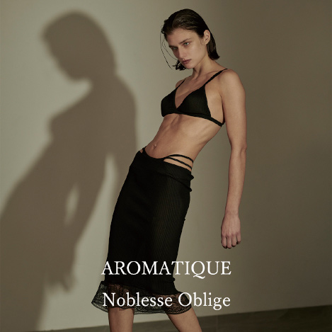 英ランジェリーブランドとのコラボ「AROMATIQUE ×Noblesse Oblige（アロマティック バイ ノブレスオブリージュ）」が新登場