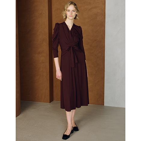 カシュクールドレスで始める秋支度