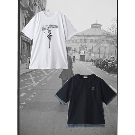 1枚で印象づける「チカ キサダ」の新作Tシャツ