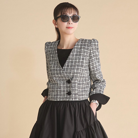 ハレの日から、日常の彩りまで。心躍る季節に寄り添う「洗えるツイード」ジャケット