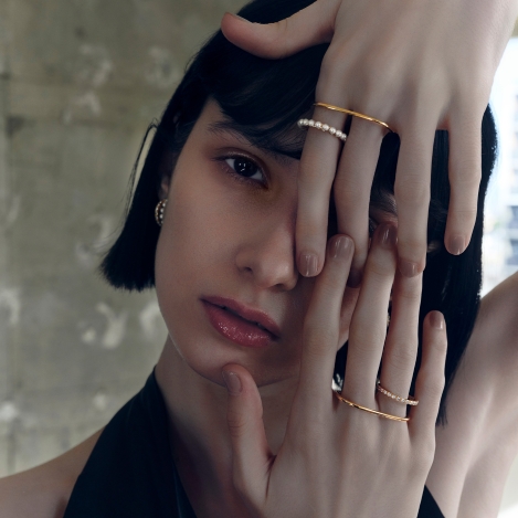 【ELLE SHOP限定】「プラス ヴァンドーム」のパール&ジルコニアジュエリー