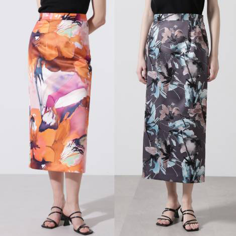 【hLM】ダブルプリントスカート