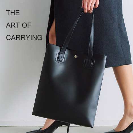 雨の日も安心！　オフィスにも最適な「ジ アートオブキャリング」の無縫製トート