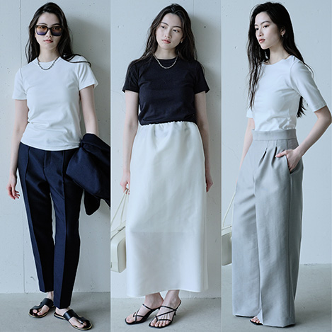 気温25℃からのTシャツ正解コーデ