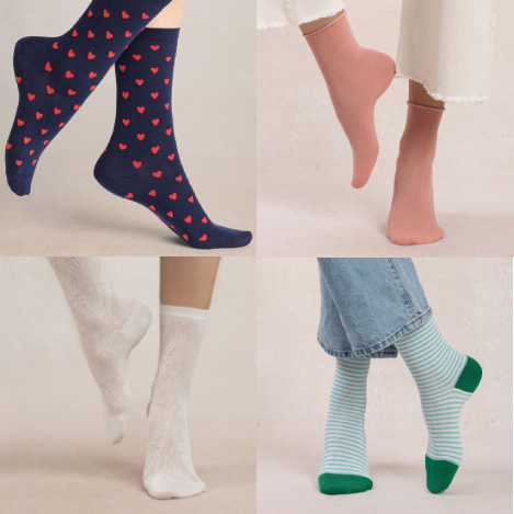 母の日に「ブルーフォレ」のソックスはいかが