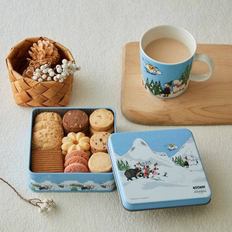 ムーミンファン必見! 可愛いクッキー缶とティーブックが登場