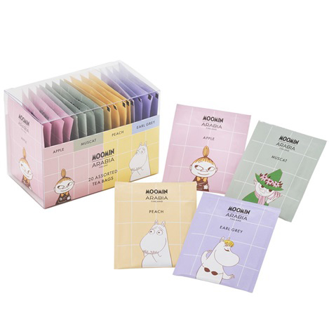 「ムーミン アラビア」から、パッケージにキャラクターがデザインされたティーバッグが登場!