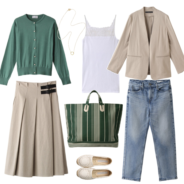 気分が上がるコーデで乗り切りたい、着回し1WEEKコーデ