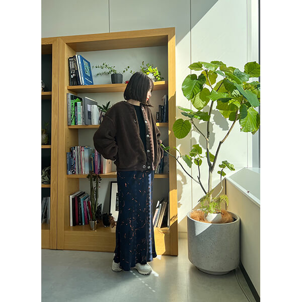 ふわもこアウターを使った着回しコーデ