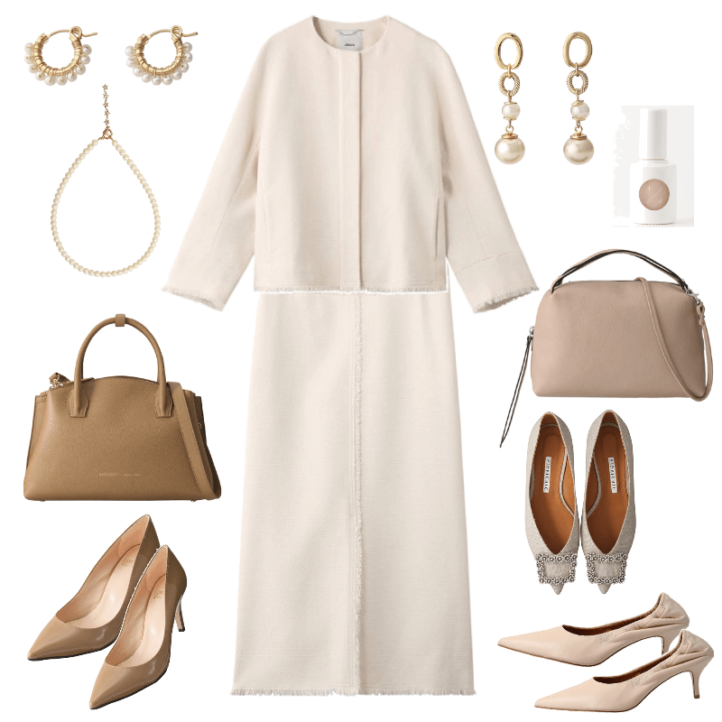 あなたは何派？　タイプ別　春のオフィスとオケージョンコーデ