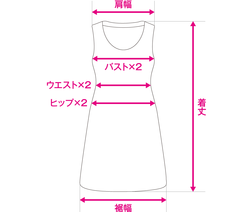 Elle Shop サイズ表記について 雑誌 Elle 公式ファッション通販 エル ショップ