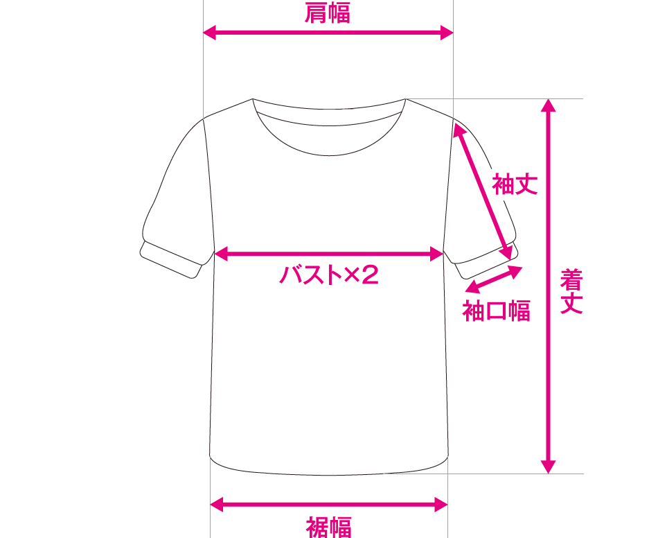 袖ありトップス