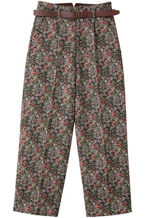 MUVEIL(ミュベール)｜ゴブランパンツ/グリーン の通販｜ELLESHOP