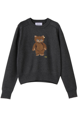 MUVEIL(ミュベール)｜クマインターシャプルオーバー/グレー の通販