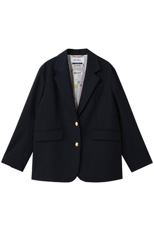 MUVEIL(ミュベール)｜ブレザージャケット/ネイビー の通販｜ELLESHOP