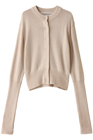 Shinzone(シンゾーン)｜コットンロングリブカーディガン/エクリュ の