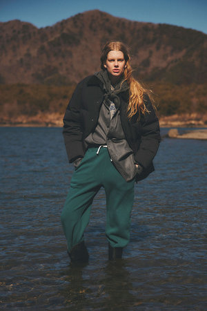 THE SHINZONE シンゾー コモンスエット グリーン 上下 新品未使用