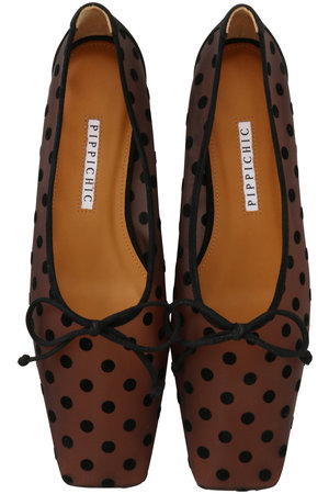 PIPPICHICピッピシックリネンフラットシューズ PIPPICHIC(ピッピシック)】 CROSS STRAP SQUARE TOE SHOES|allureville