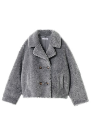 LIGNAGGIO(リナージオ)｜レッキス風長毛フェイクテーラードジャケット