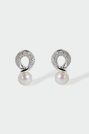 AYAMI jewelry(アヤミ ジュエリー)｜Held Pearl ピアス/シルバー の