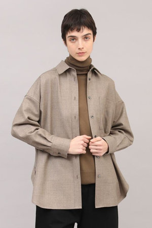 サクラ SACRA アルパカモヘヤシャギーシャツジャケット 38